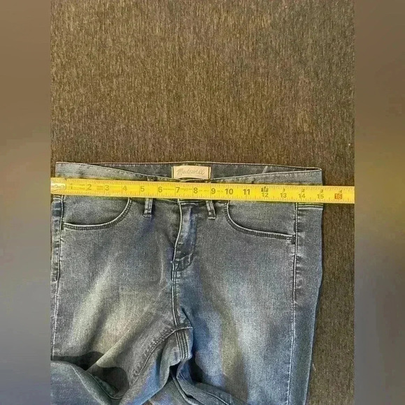 Madewell Legging Jeans in Arctic Blue High Rise Skinny Denim Sz 27 - Picture 9 of 11